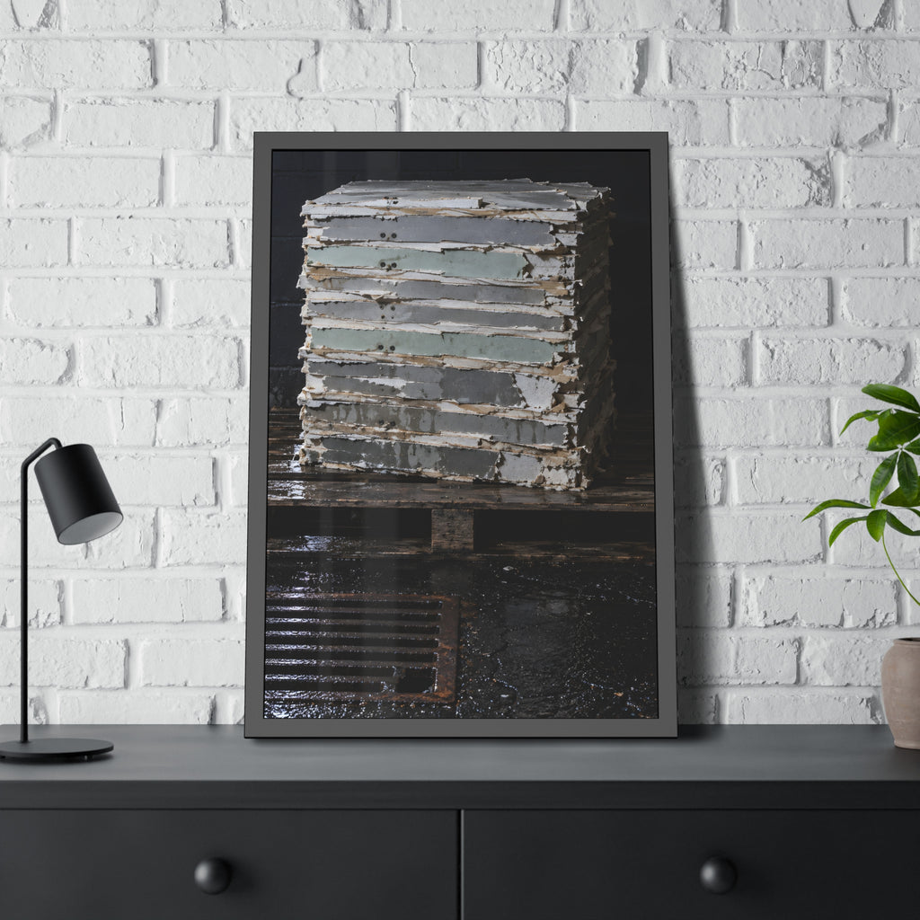 "The Block as Built": A Garabaggio Framed Print