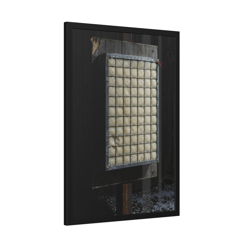 "The Box as Poured": A Garabaggio Framed Print