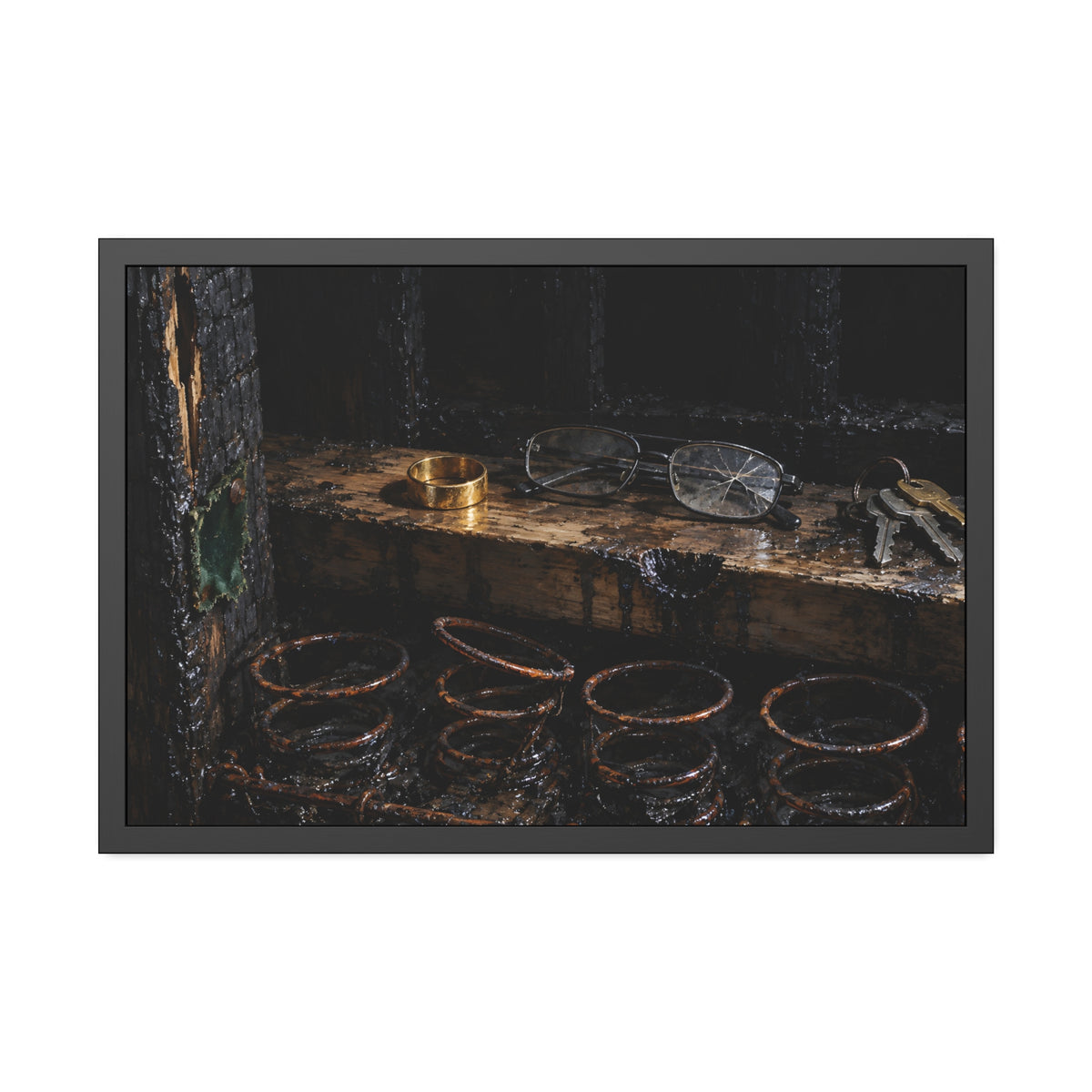 "What the Sofa Kept": A Garabaggio Framed Print