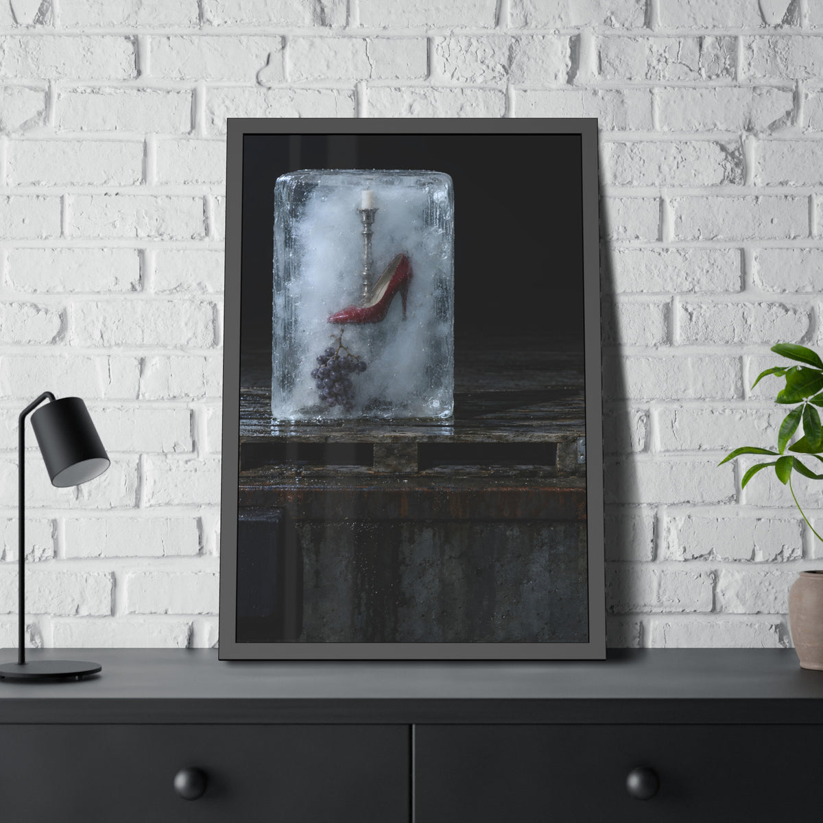 "The Edges Going": A Garabaggio Framed Print