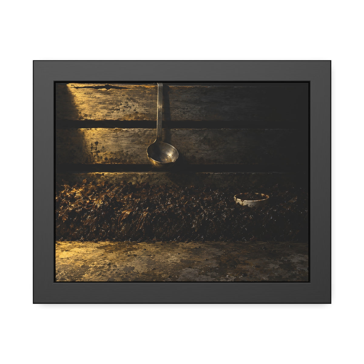 "The Rim in the Black": A Garabaggio Framed Print