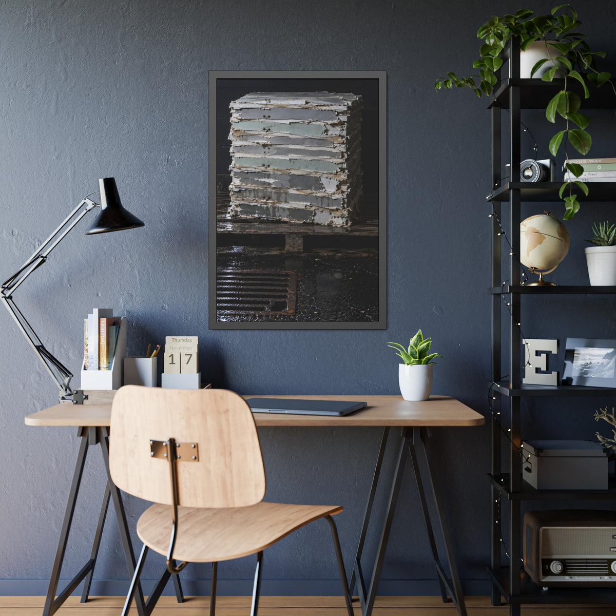 "The Block as Built": A Garabaggio Framed Print