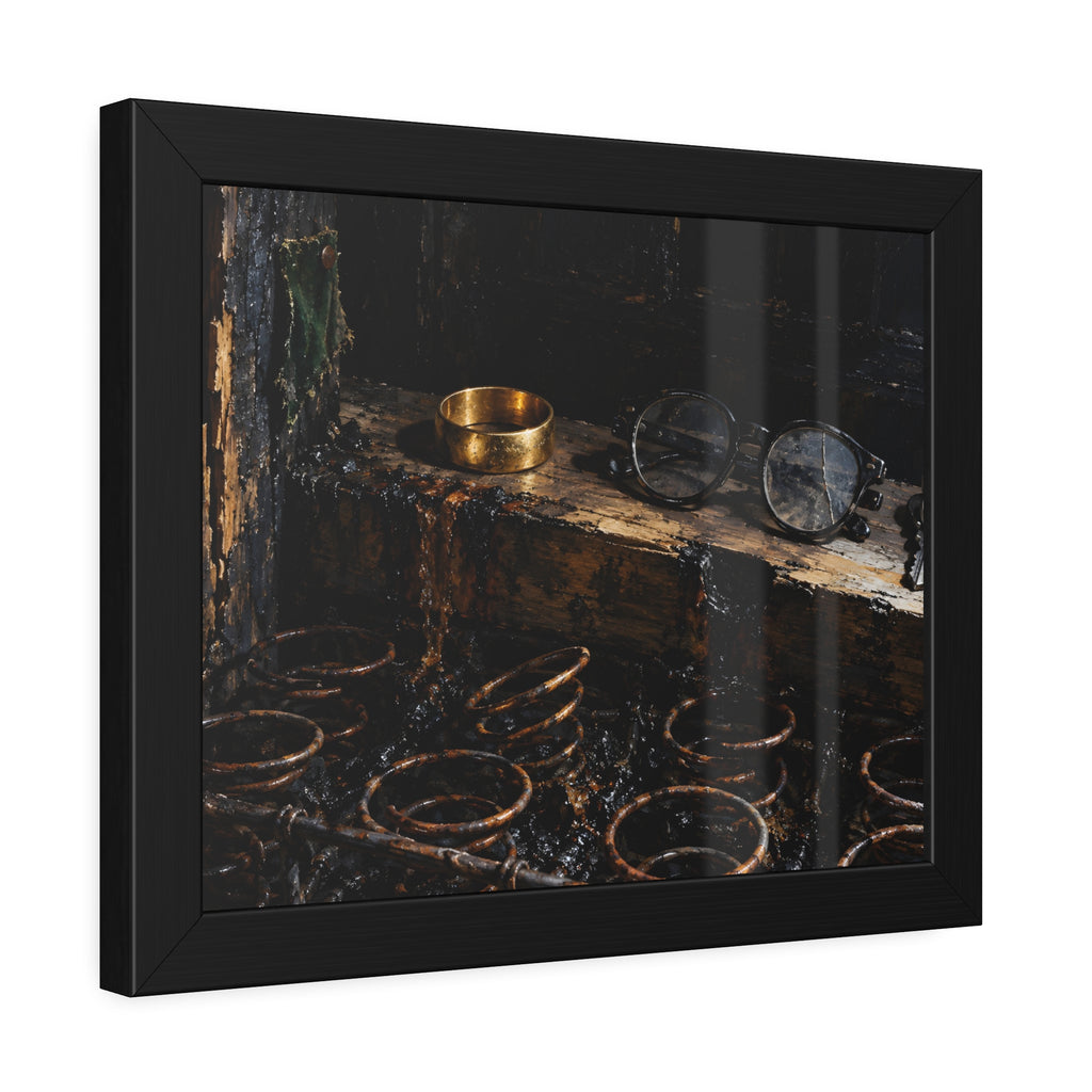 "The Band on the Rail": A Garabaggio Framed Print