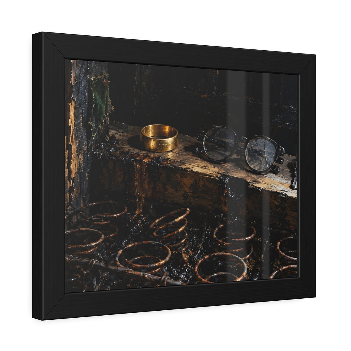 "The Band on the Rail": A Garabaggio Framed Print