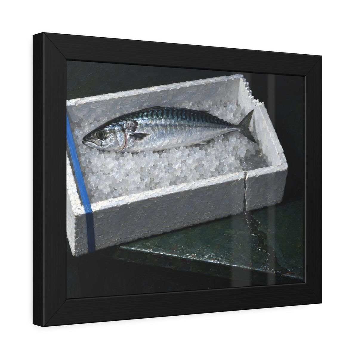 "The First Water Through the Crack": A Garabaggio Framed Print
