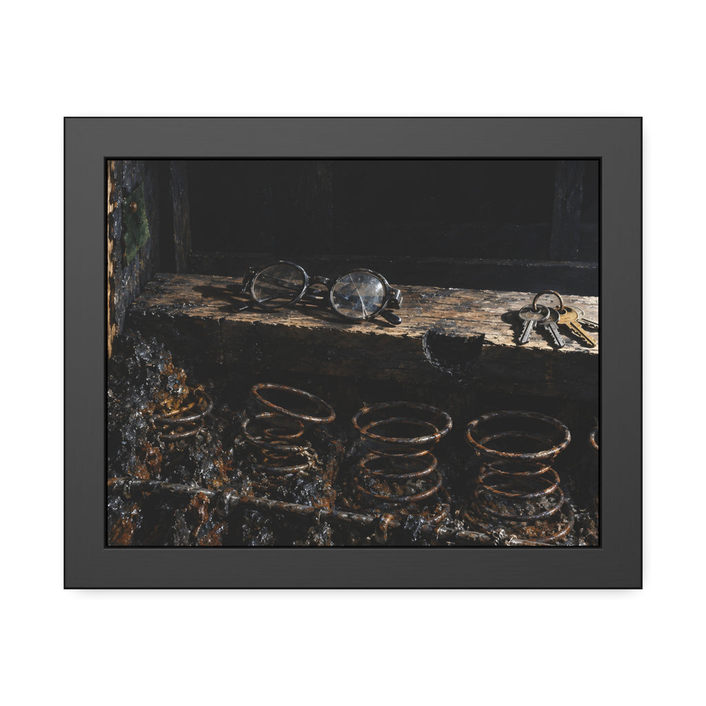 "The Glasses Clear": A Garabaggio Framed Print