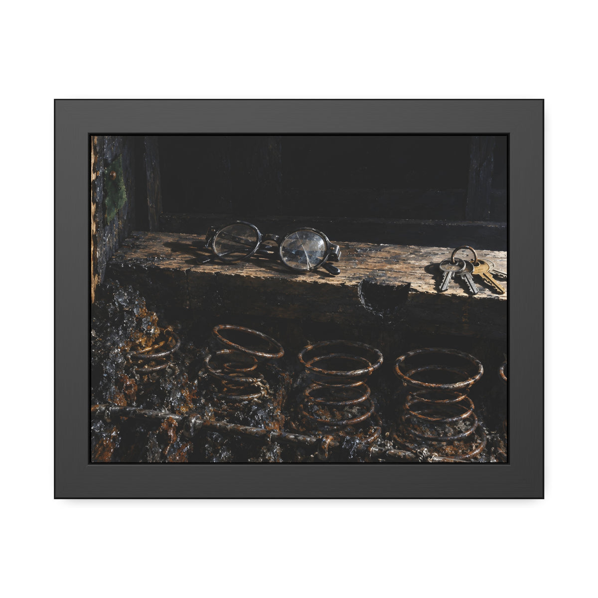"The Glasses Clear": A Garabaggio Framed Print