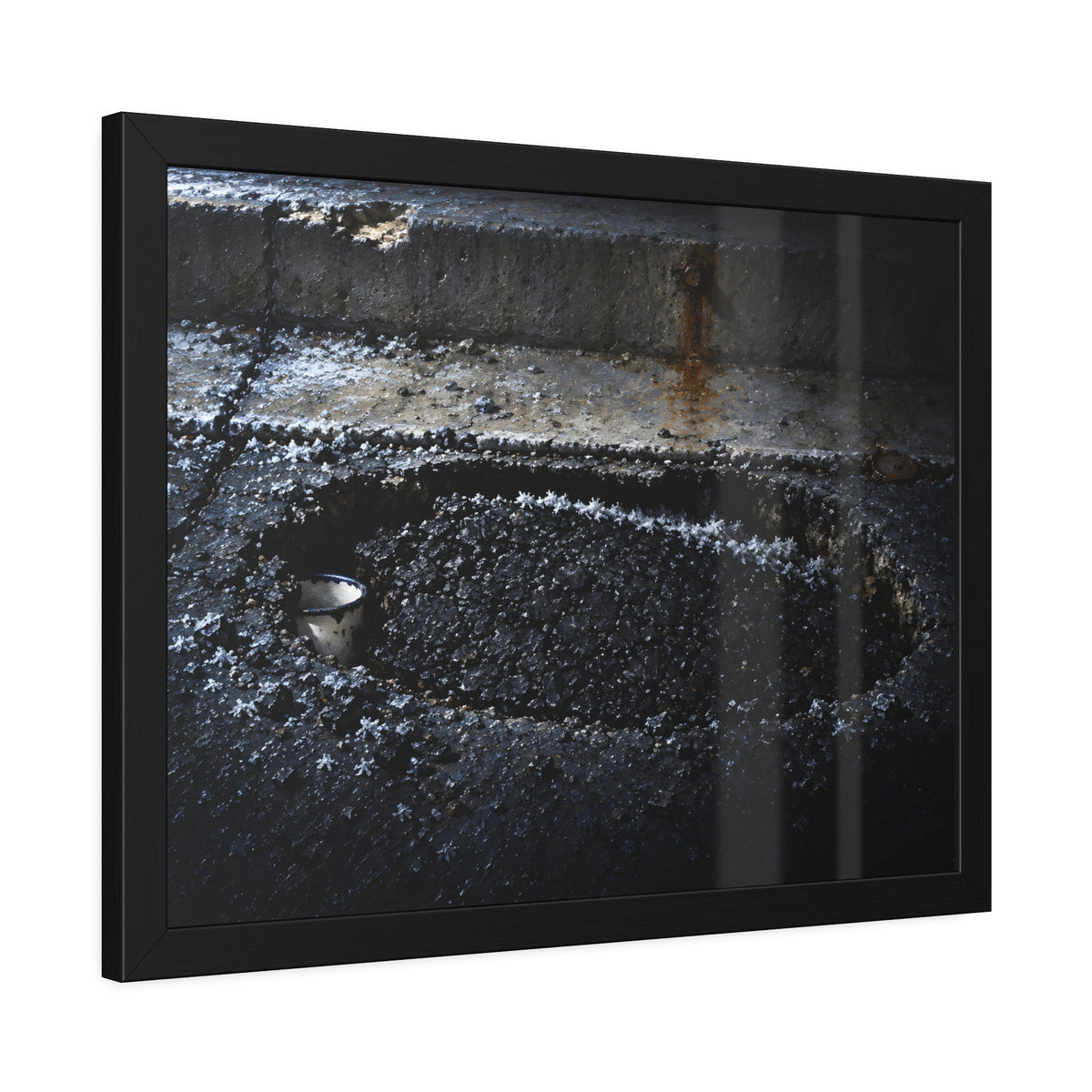 "The Sunk Edge": A Garabaggio Framed Print