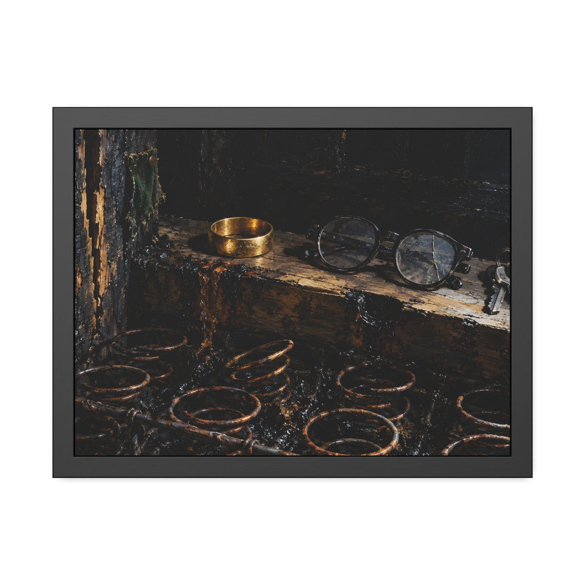 "The Band on the Rail": A Garabaggio Framed Print