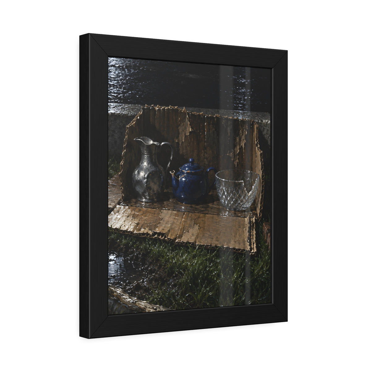 "The Missing Wedge": A Garabaggio Framed Print