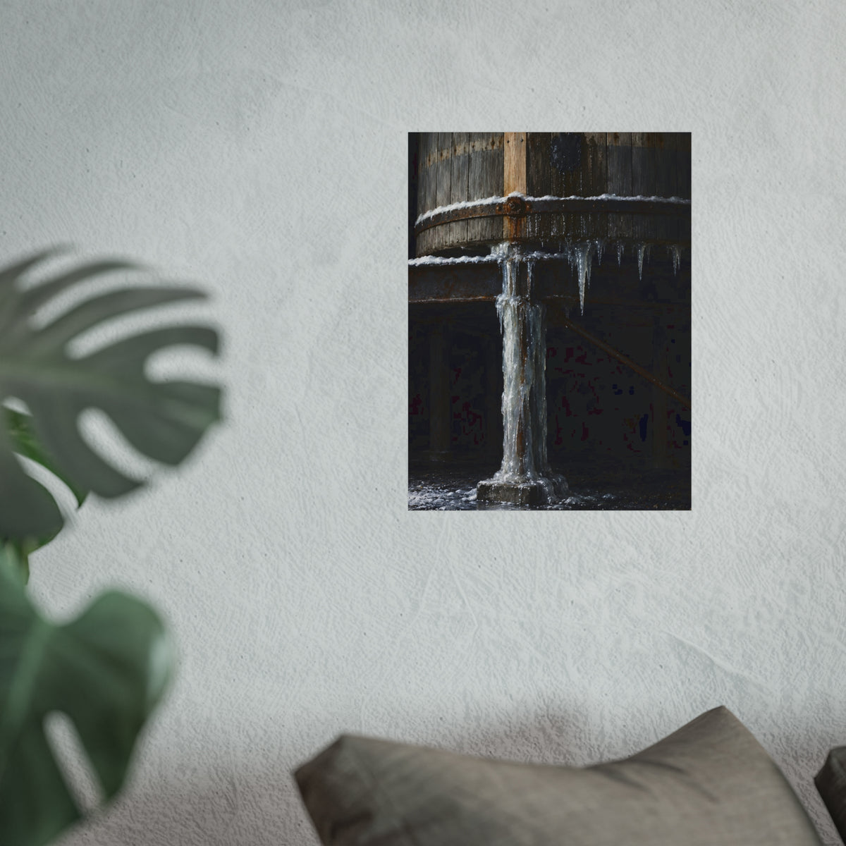 "Snow on the Hoop": A Garabaggio Fine Art Print
