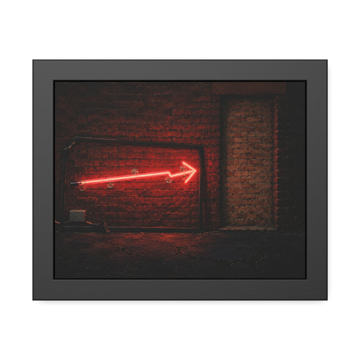 "The Dry Night": A Garabaggio Framed Print