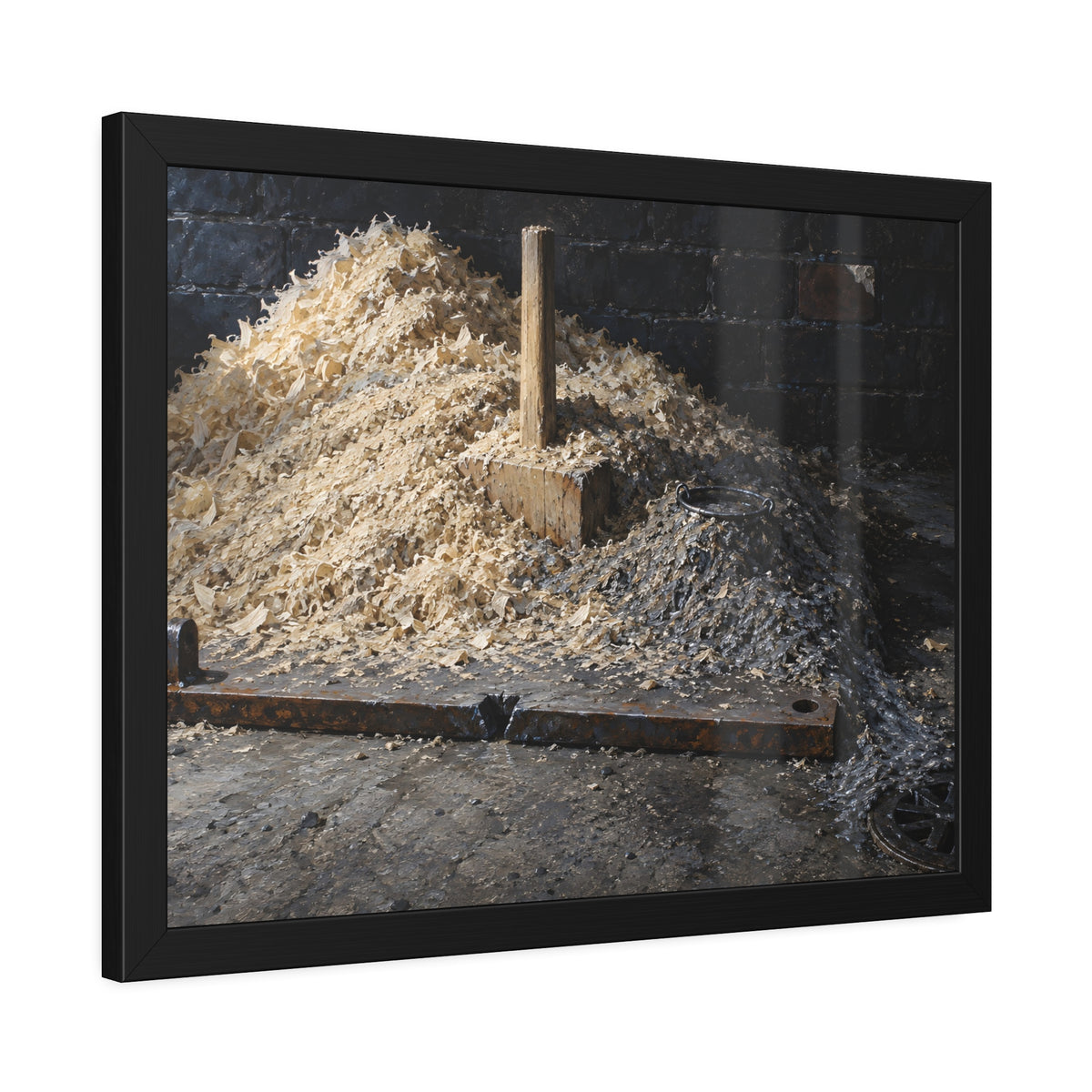 "The First Wash and the Rim": A Garabaggio Framed Print