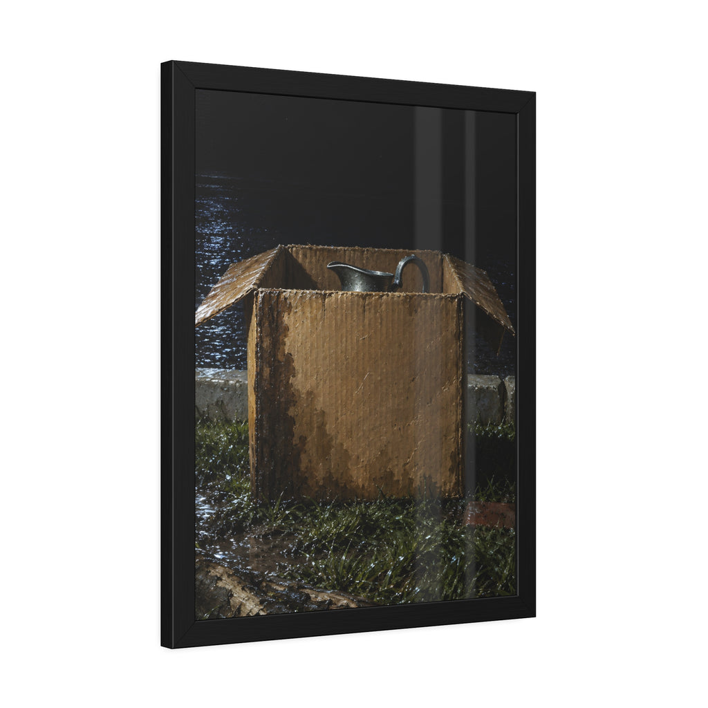 "The Lip Above the Flaps": A Garabaggio Framed Print