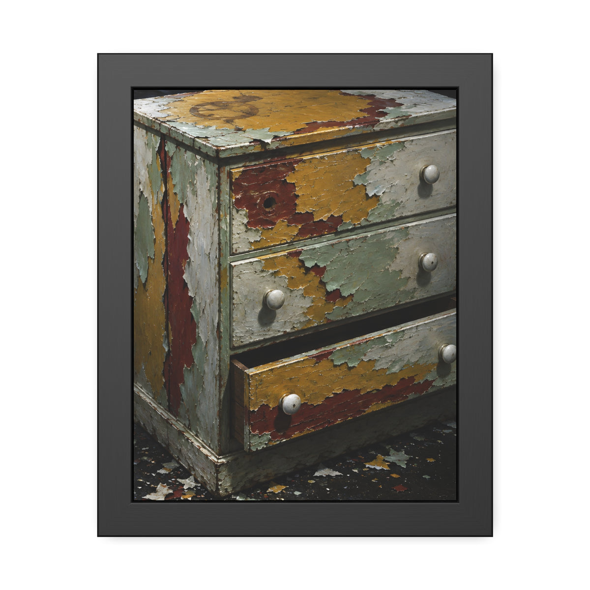 "The Mustard Comes Up": A Garabaggio Framed Print