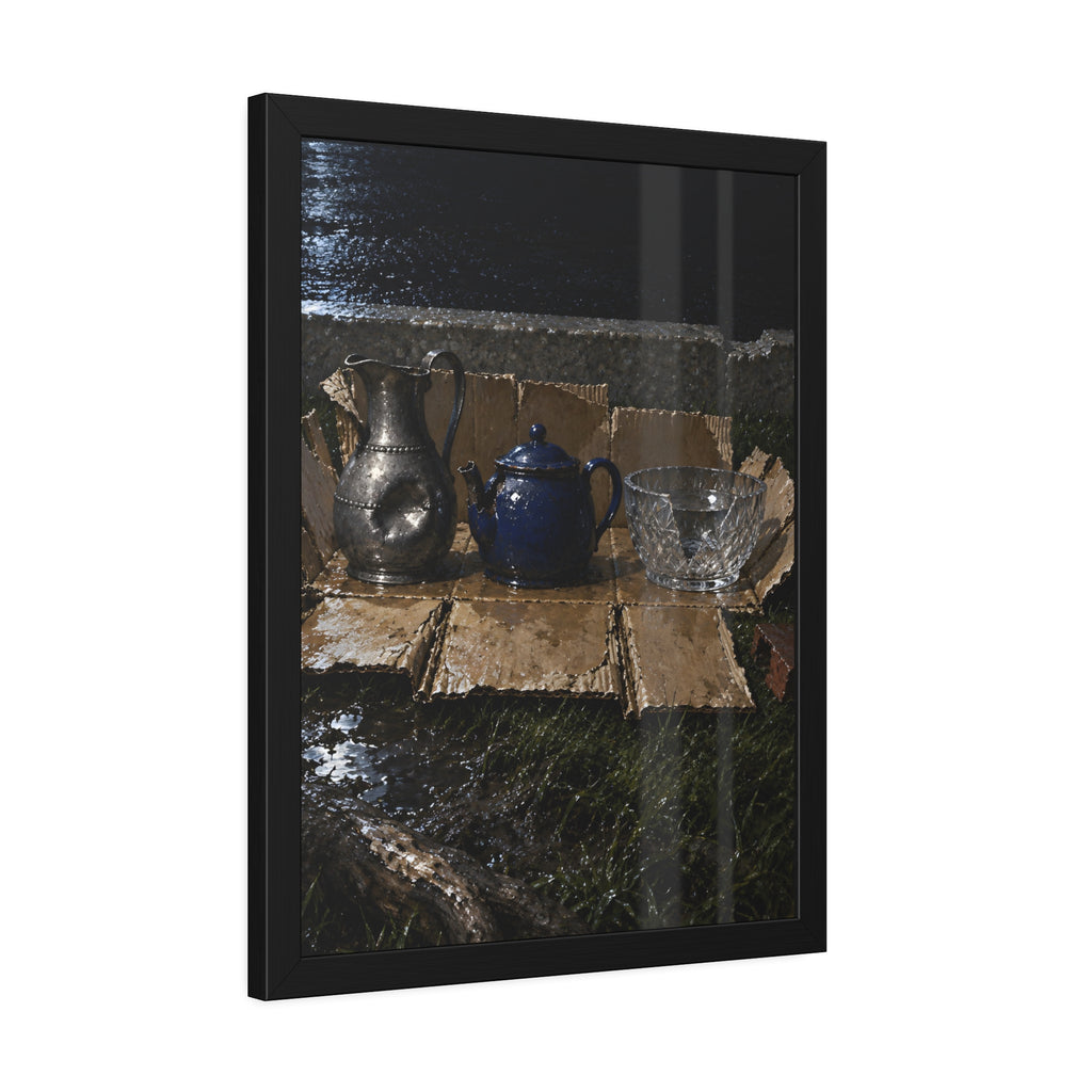 "The Walls Laid Down": A Garabaggio Framed Print