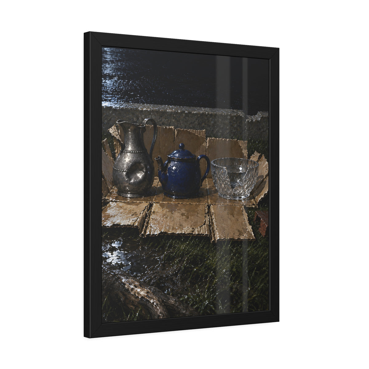 "The Walls Laid Down": A Garabaggio Framed Print