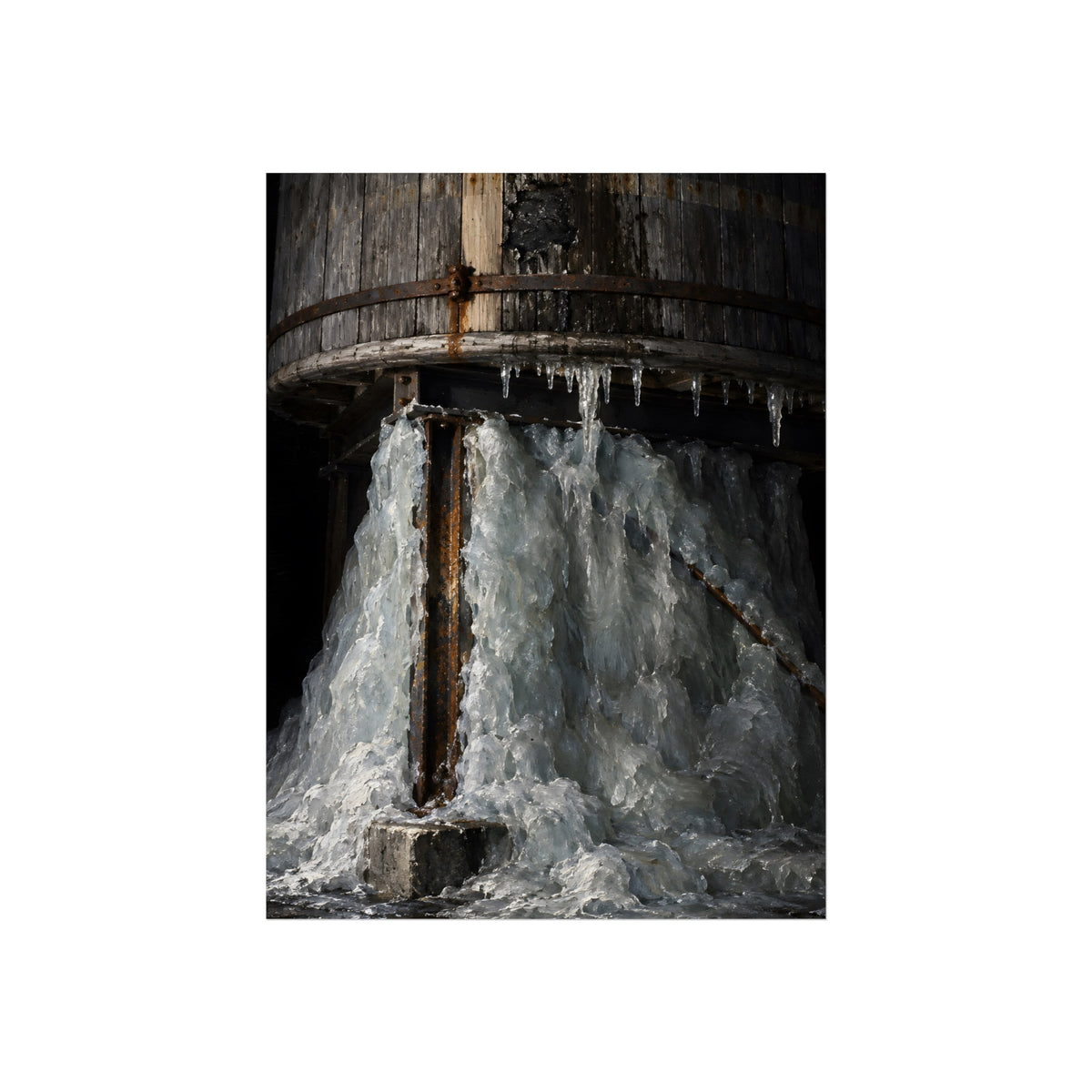 "The Pedestal of Ice": A Garabaggio Fine Art Print