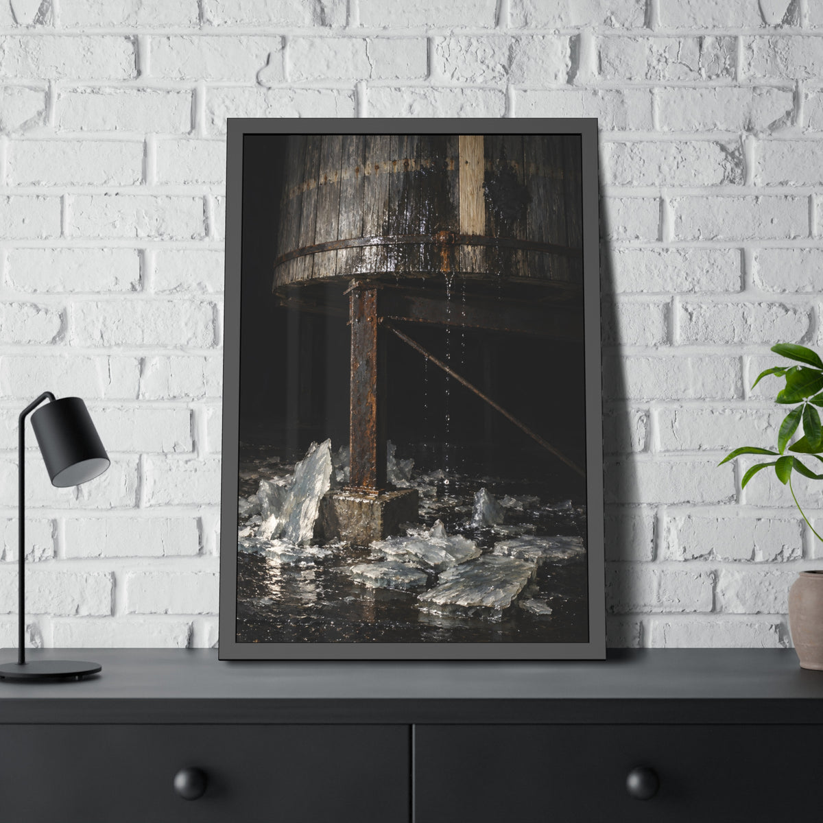 "The Fallen Slabs": A Garabaggio Framed Print