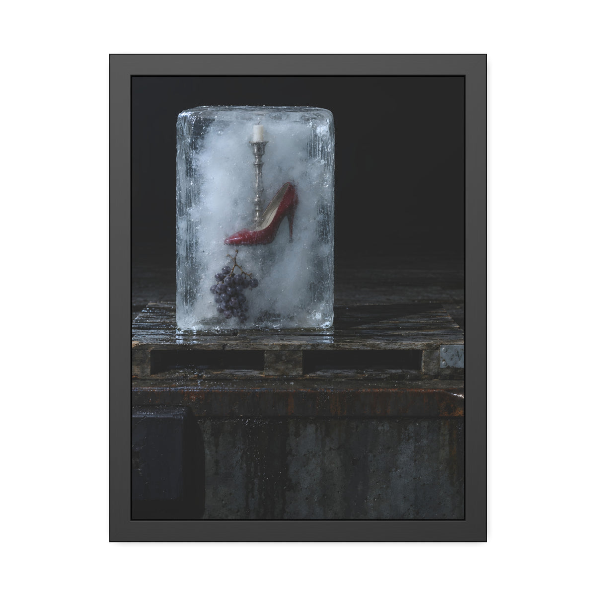 "The Edges Going": A Garabaggio Framed Print