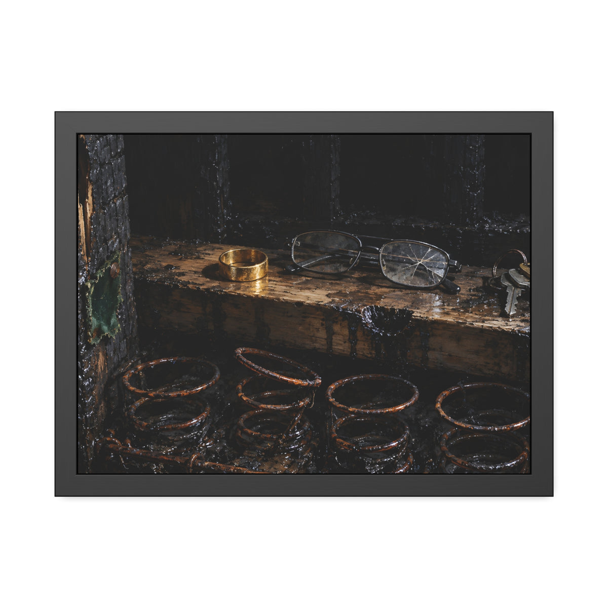 "What the Sofa Kept": A Garabaggio Framed Print