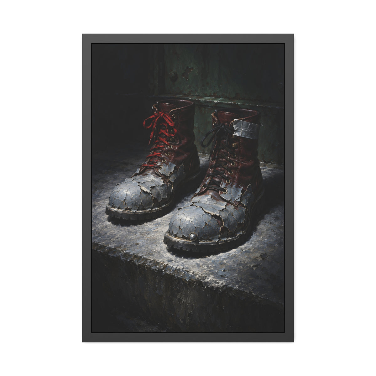 "The Plates Lifting": A Garabaggio Framed Print