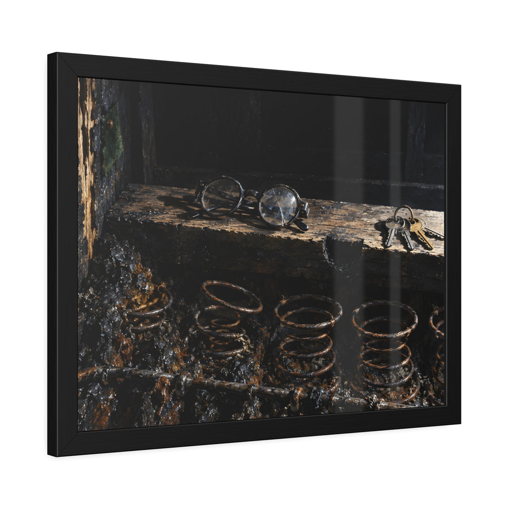 "The Glasses Clear": A Garabaggio Framed Print