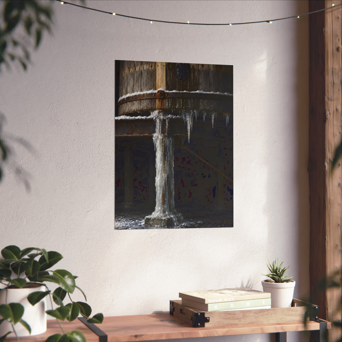 "Snow on the Hoop": A Garabaggio Fine Art Print
