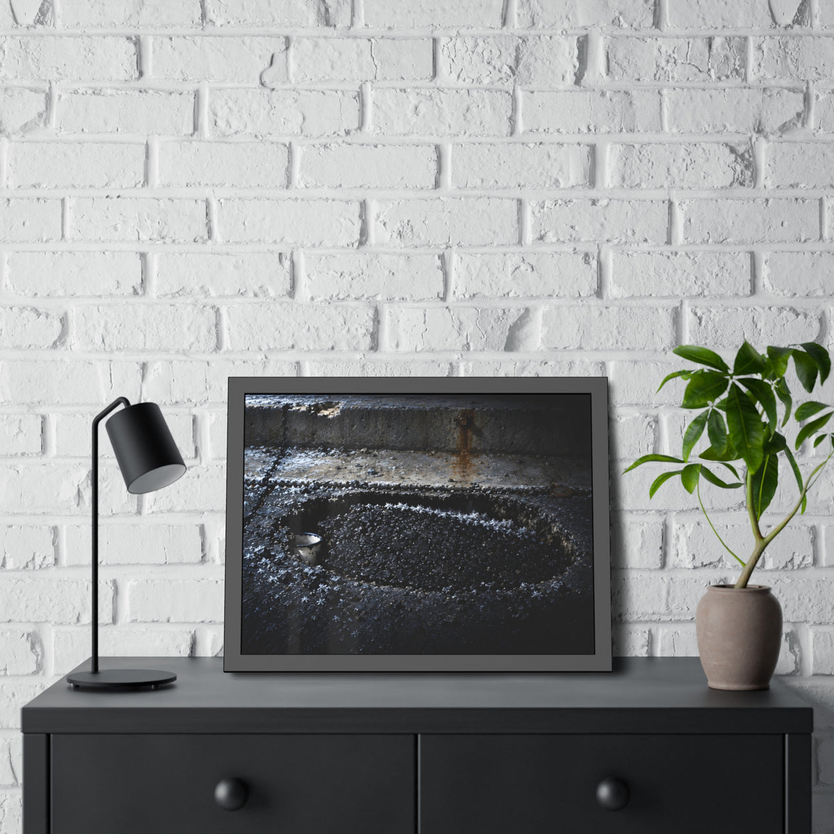 "The Sunk Edge": A Garabaggio Framed Print