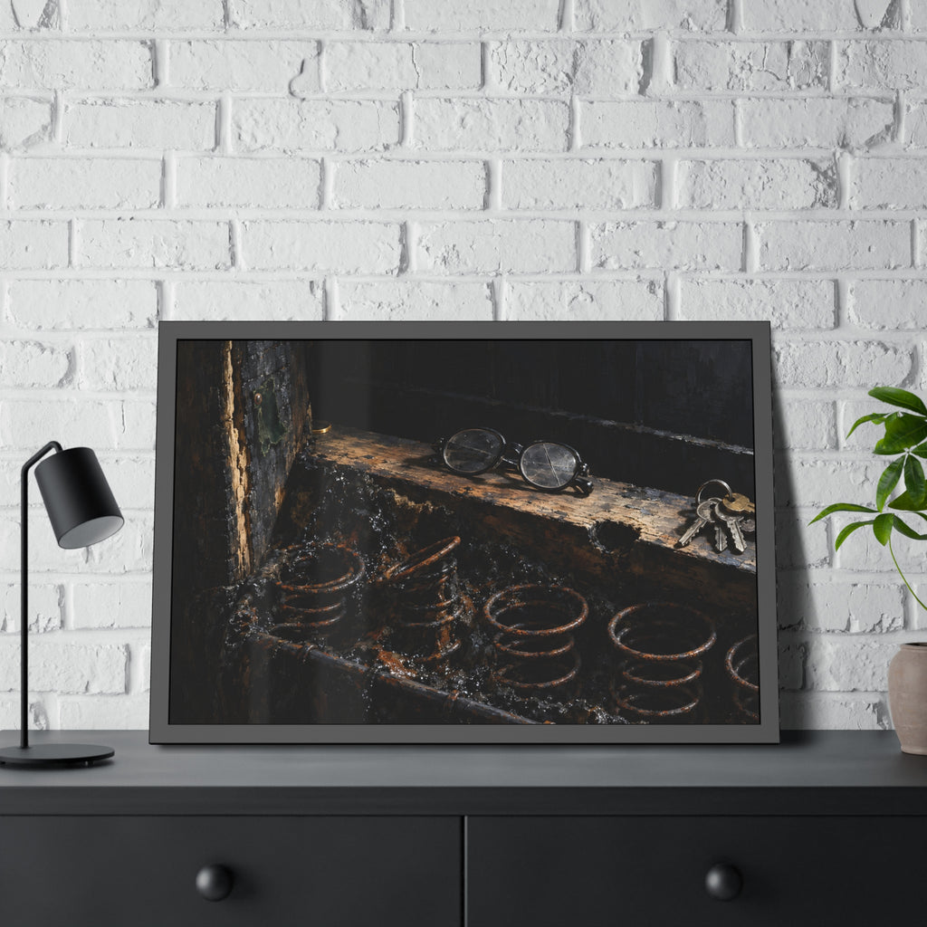 "The Gold in the Corner": A Garabaggio Framed Print
