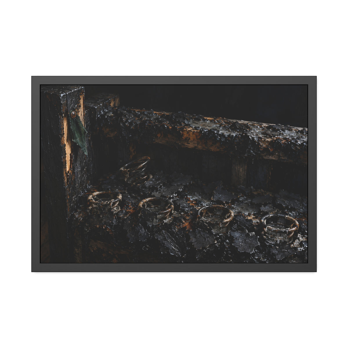 "The Crust Breaking on the Coils": A Garabaggio Framed Print