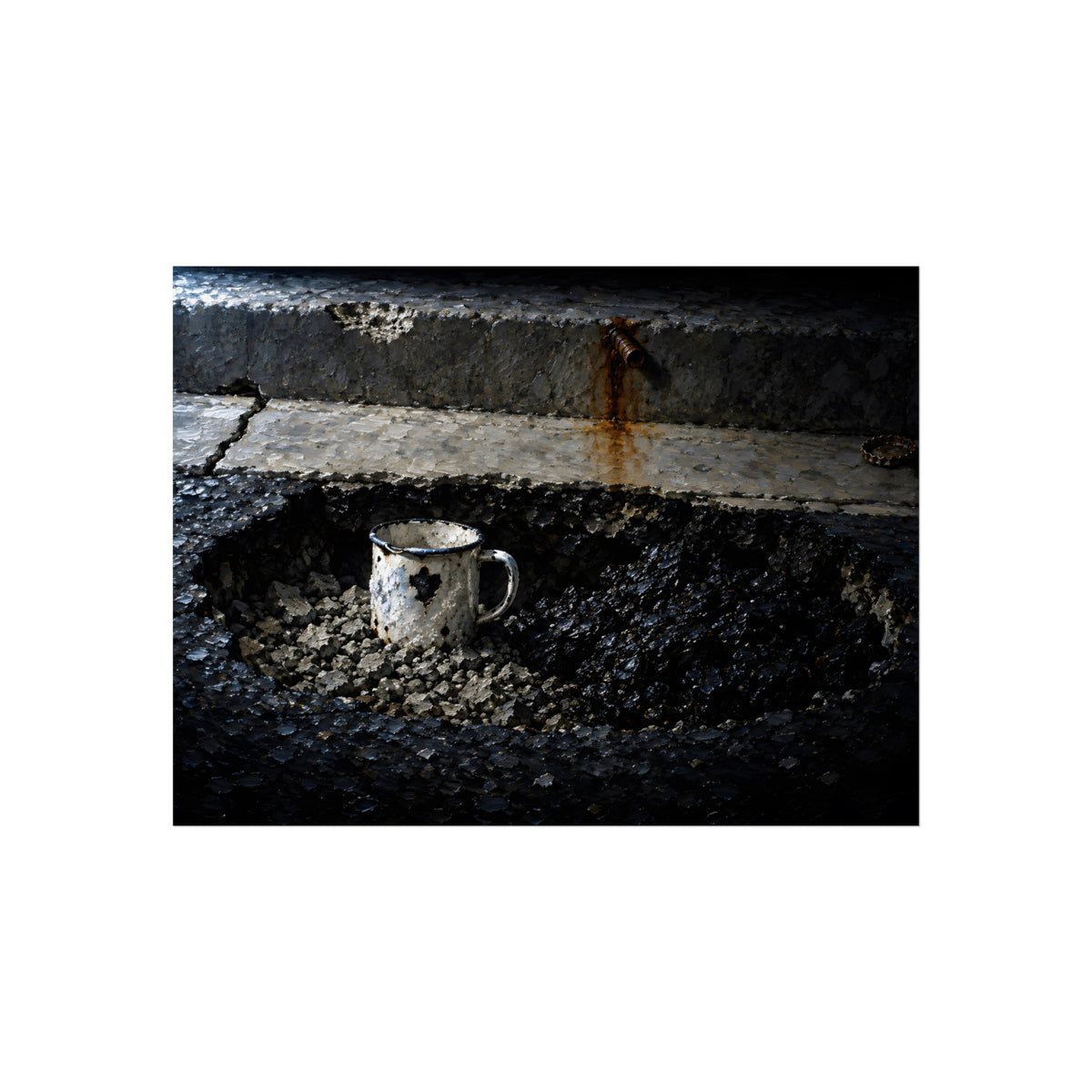 "The Mug Standing Free": A Garabaggio Fine Art Print