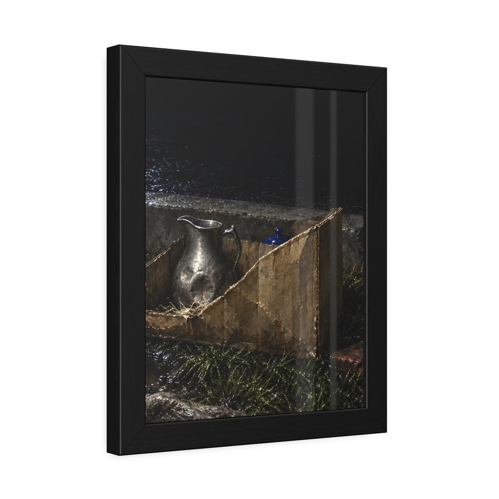 "The Ewer Standing Clear": A Garabaggio Framed Print
