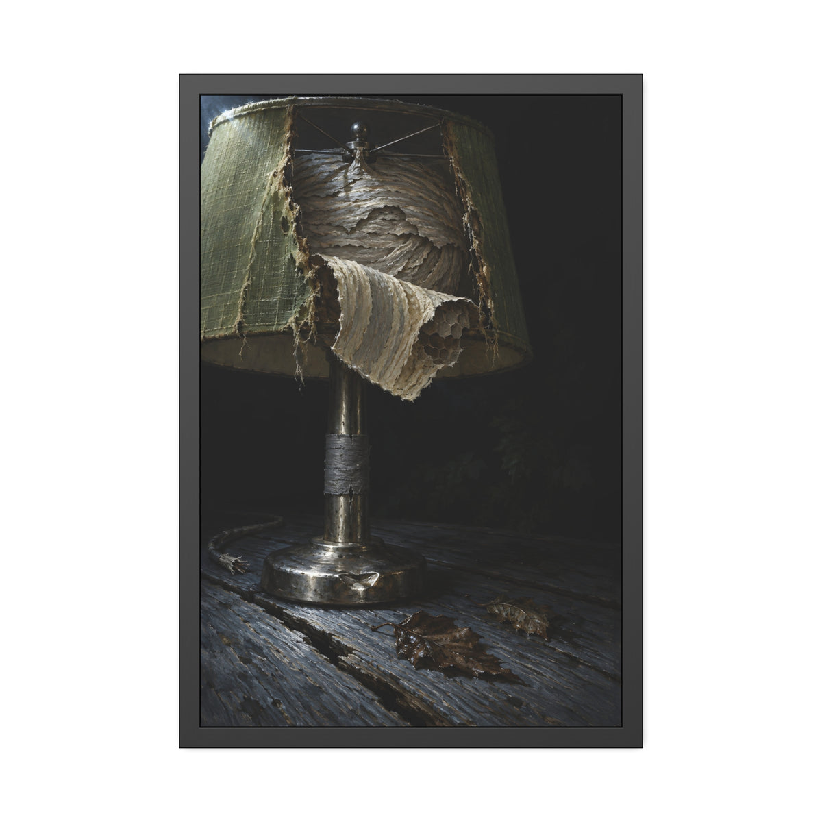 "The First Flap Down": A Garabaggio Framed Print