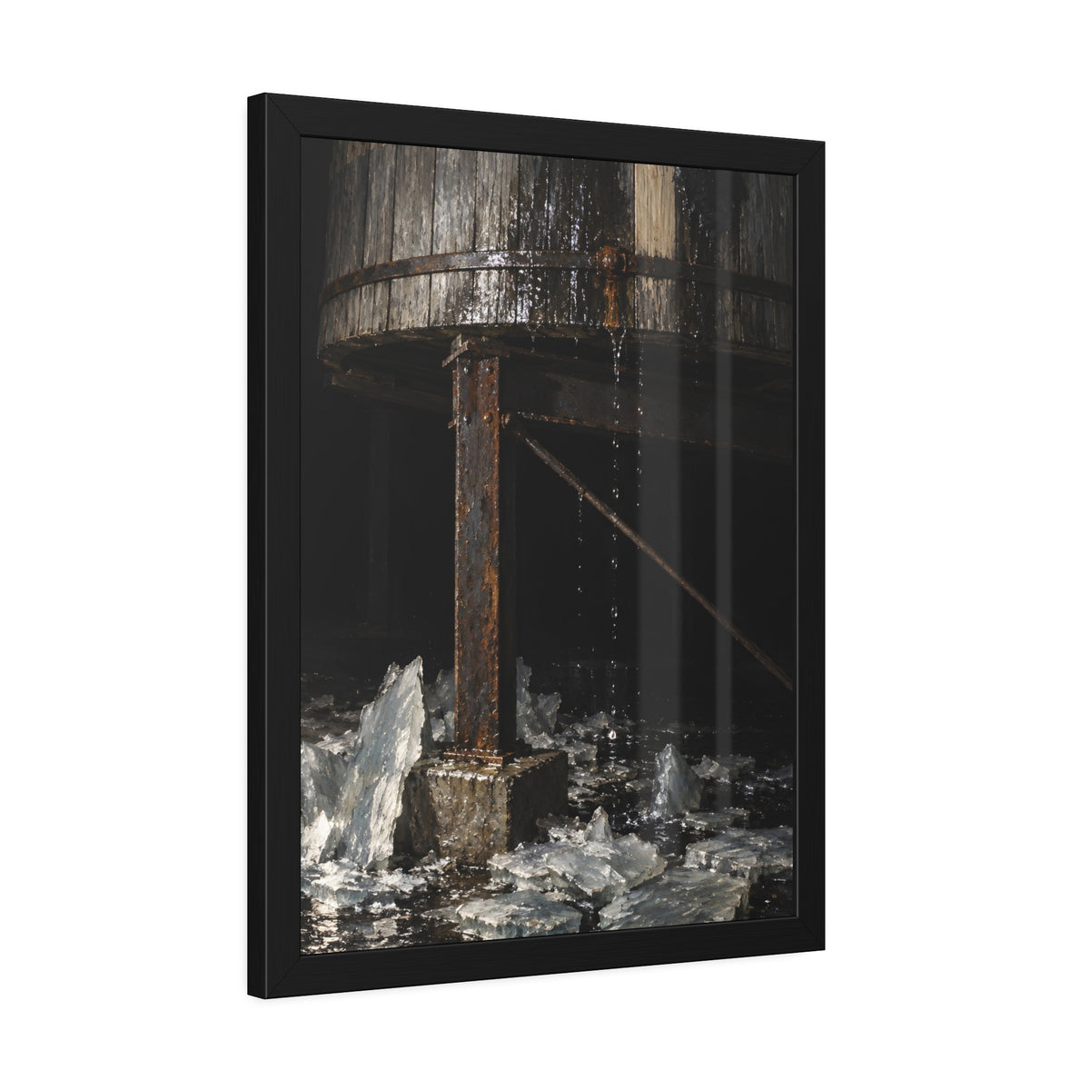 "The Fallen Slabs": A Garabaggio Framed Print