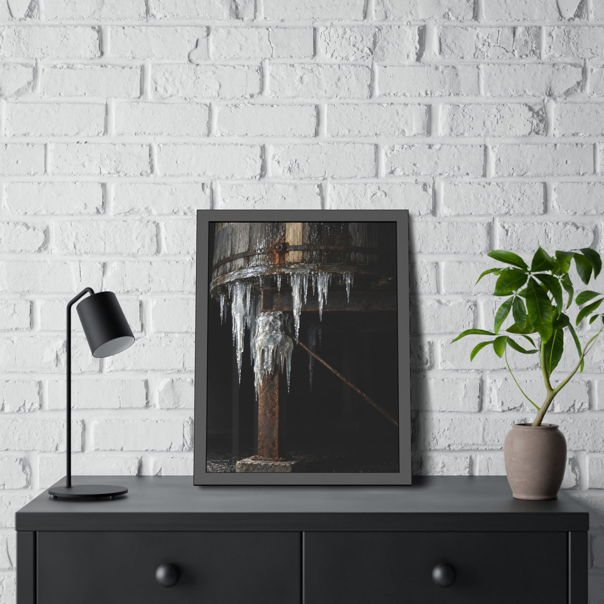 "The Collar at the Leg": A Garabaggio Framed Print