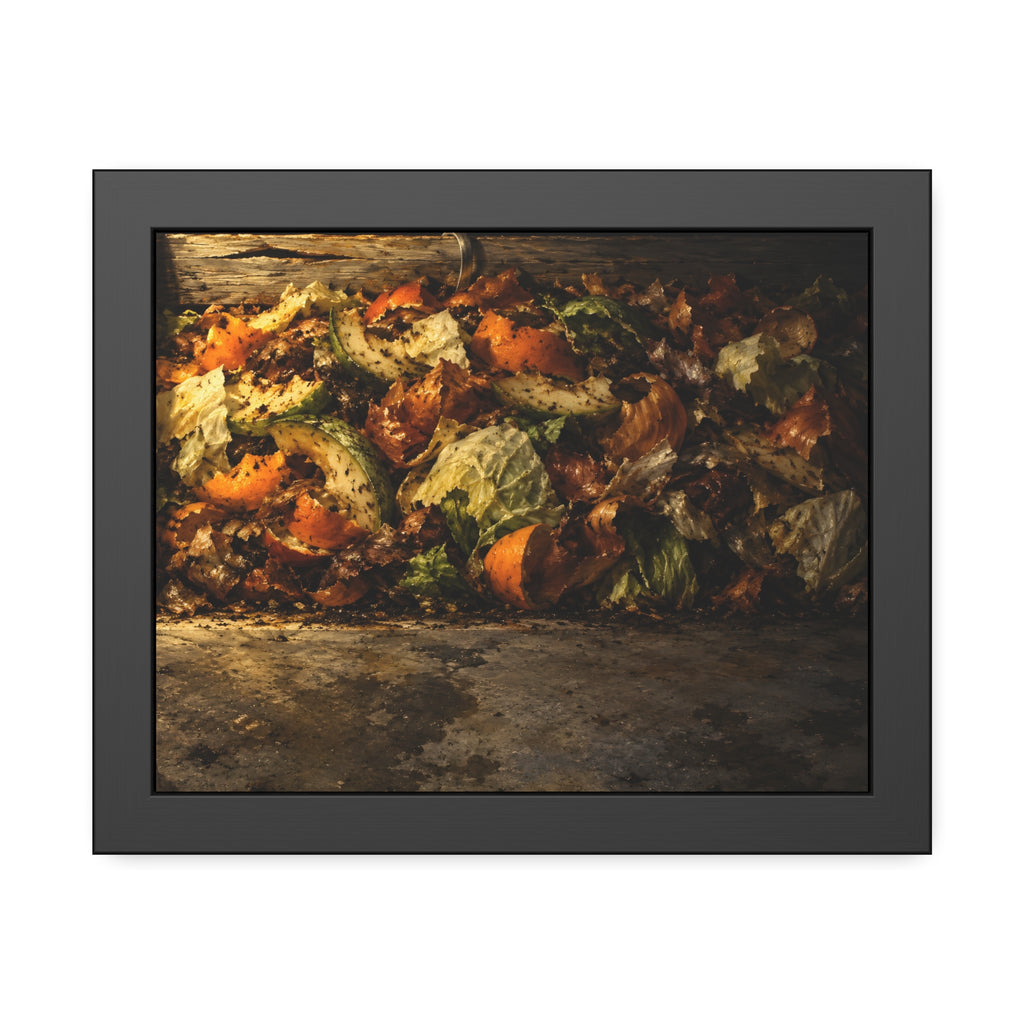 "The Hook Over the Slat": A Garabaggio Framed Print