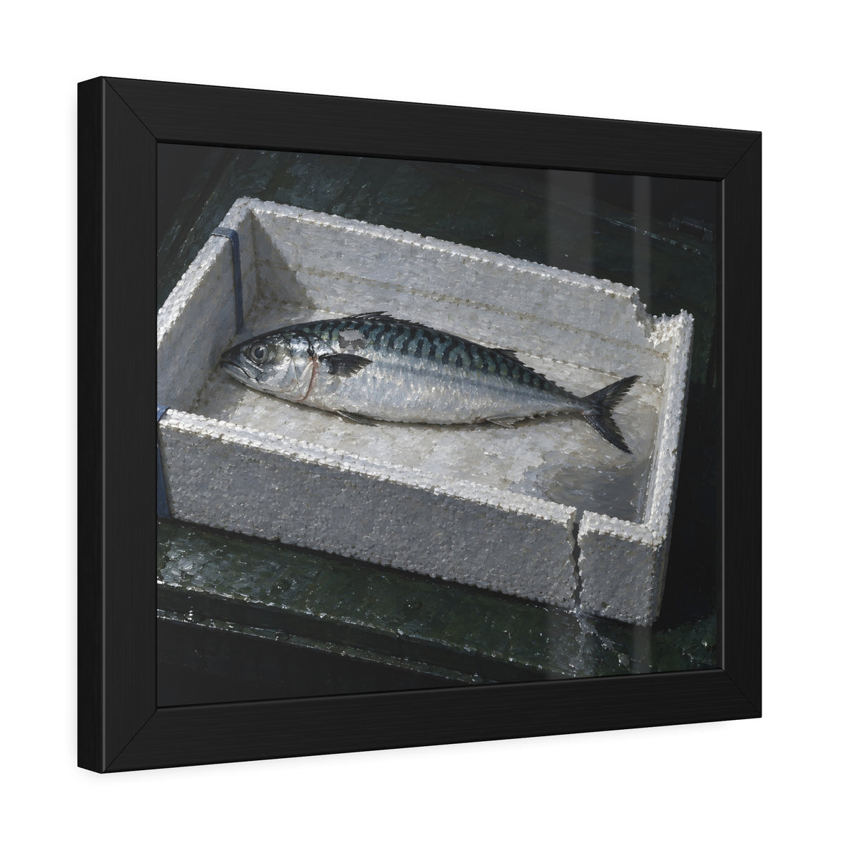 "The Film in the Low Corner": A Garabaggio Framed Print