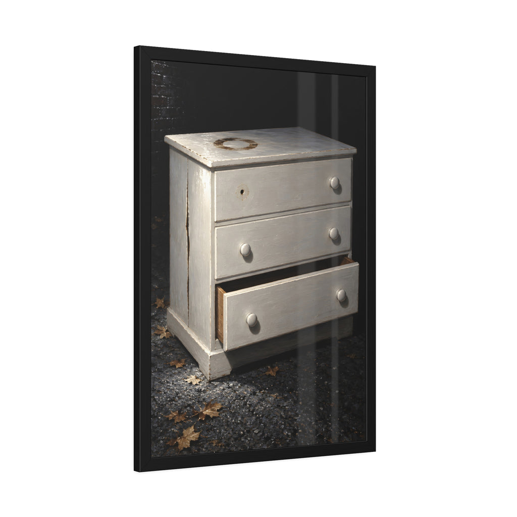 "The White Over Everything": A Garabaggio Framed Print