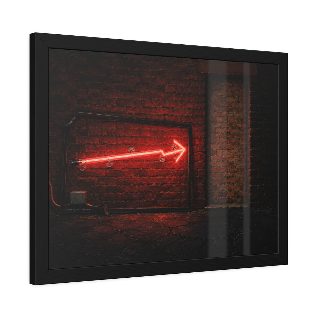 "The Dry Night": A Garabaggio Framed Print