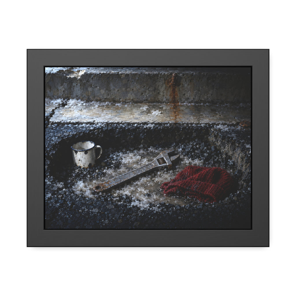 "The Wrench Laid Bare": A Garabaggio Framed Print