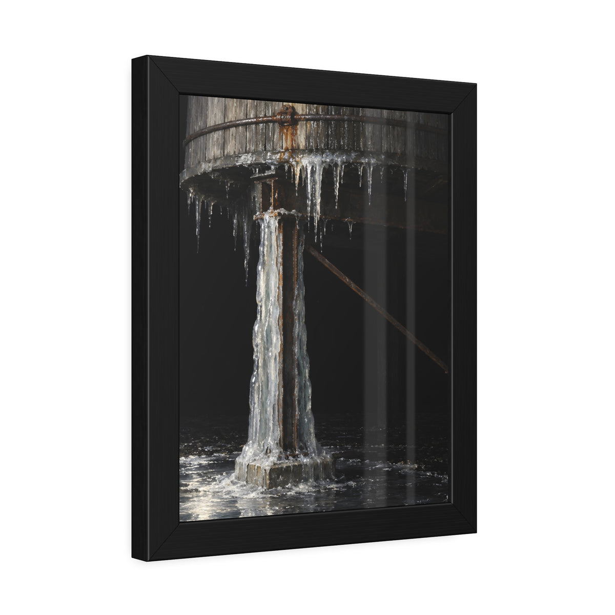 "The Glazed Deck": A Garabaggio Framed Print