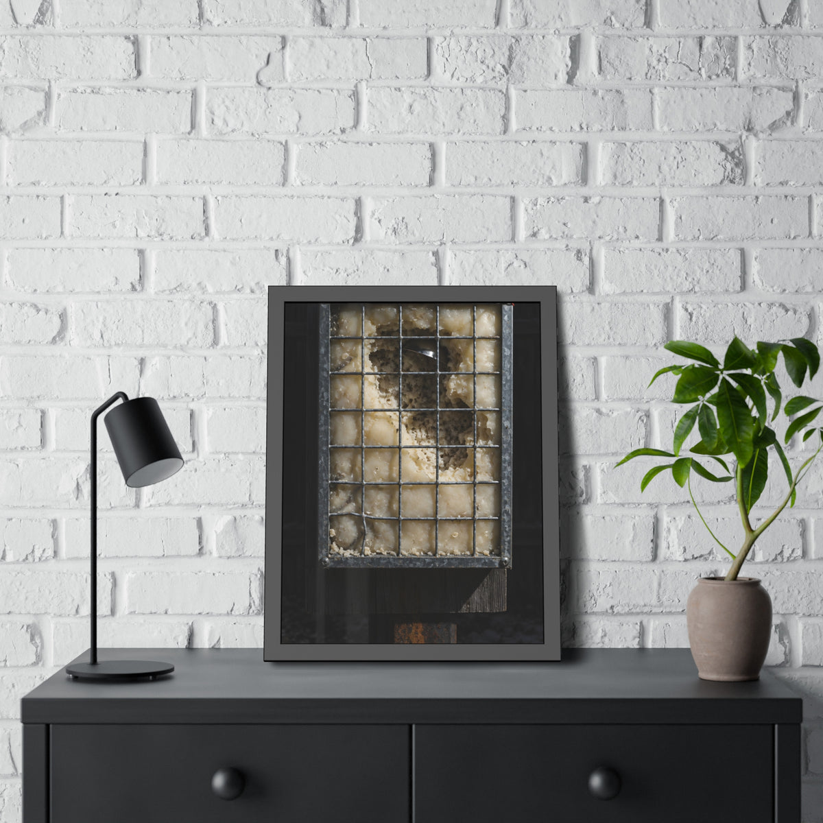 "The Dented Rim": A Garabaggio Framed Print