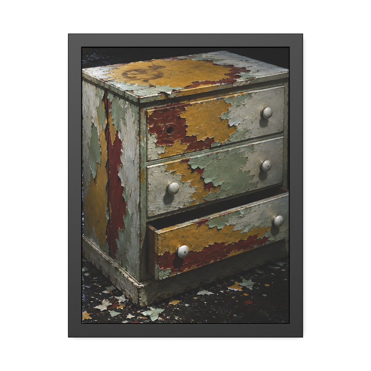 "The Mustard Comes Up": A Garabaggio Framed Print