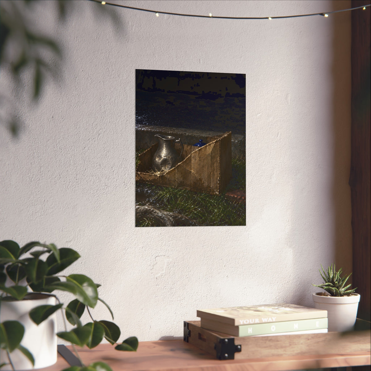 "The Ewer Standing Clear": A Garabaggio Fine Art Print