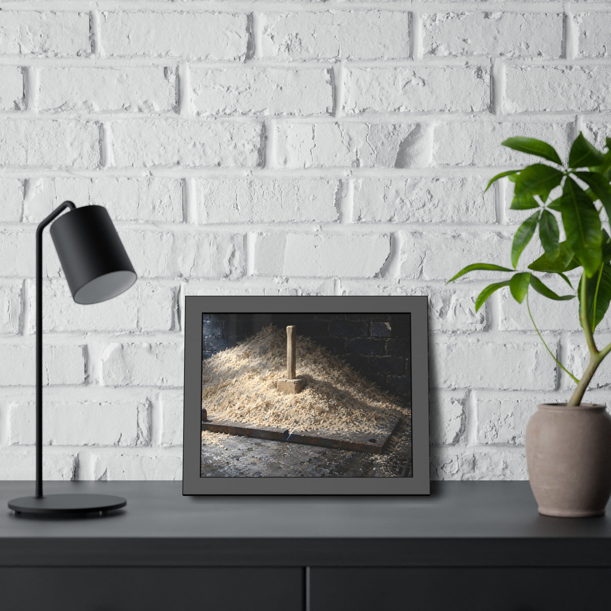 "The Handle Above the Heap": A Garabaggio Framed Print