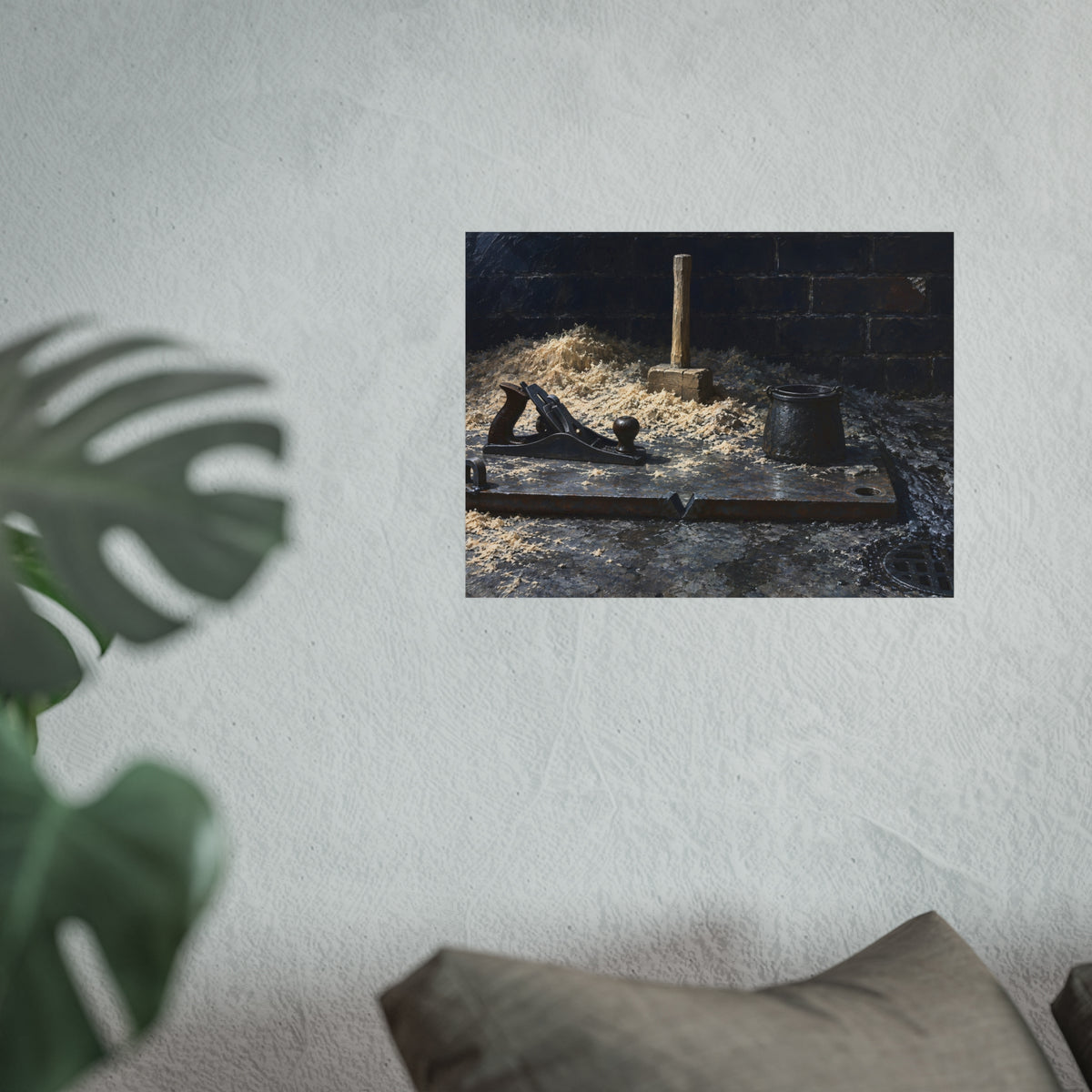 "The Plane Clear to the Plate": A Garabaggio Fine Art Print