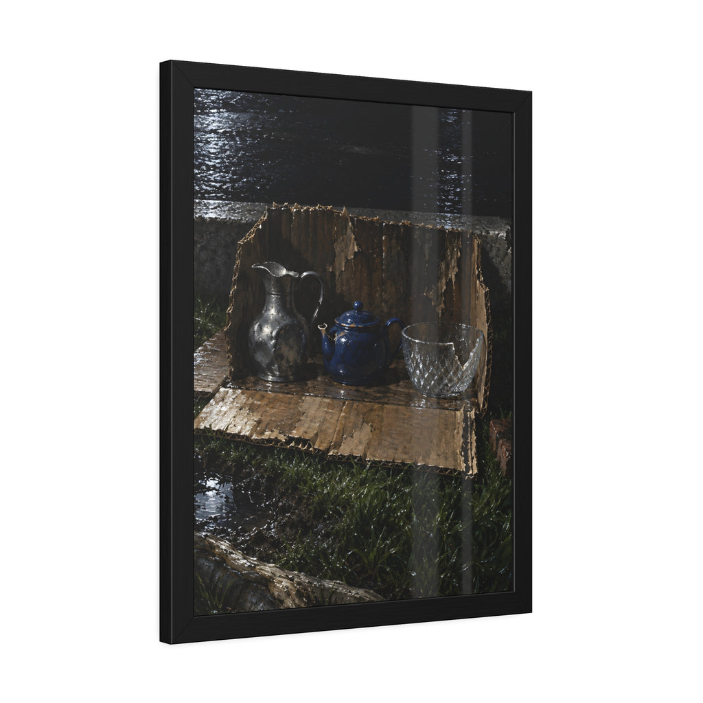 "The Missing Wedge": A Garabaggio Framed Print