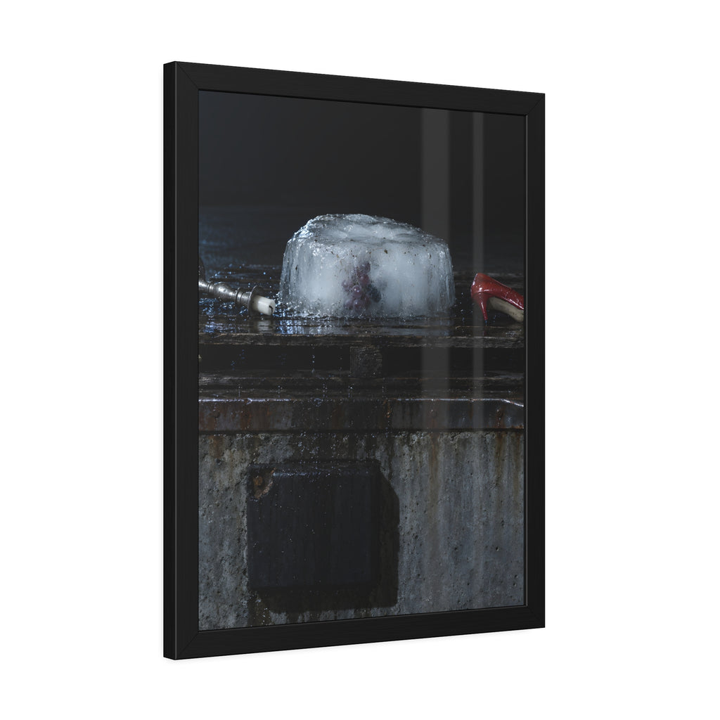 "The Shoe Stepped Out": A Garabaggio Framed Print