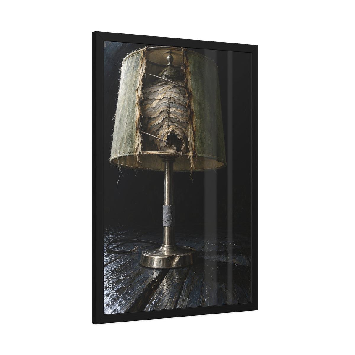 "The Torn Entrance": A Garabaggio Framed Print